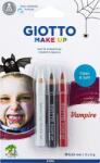GIOTTO Make Up Set de vopsea pentru față Vampire 3 × 5 ml 3 buc (F473500)