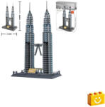 WANGE 5213 - Petronas tornyok Kuala Lumpur - Malájzia építőjáték - 100% kompatibilis minden más kedvelt márkával - prodots