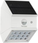Tracon Electric Tracon LSCW2W Napelemes LED fali világítótest mozgásérzékelővel, fehér 2 W, 3000/4000/6000 K, 300 lm, IP65, 3, 7 V, 1, 2 Ah (LSCW2W)