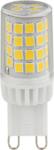 TRACON Tracon LG93, 4W LED fényforrás 230 VAC, 3, 4 W, 2700 K, G9, 635 lm, 360°, EEI=B (LG93,4W)