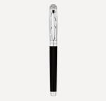 S.T. Dupont Line D Fire Lines rollerball toll Medium - fekete természetes lakkal, palládium bevonattal (412108M)