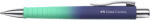 Faber-Castell Pix cu mecanism FABER-CASTELL Poly Pen Flow XB albastru/turcoaz