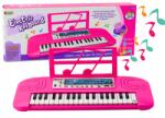 LEAN Toys Elektromos Zongora Gyerekeknek 36 Dallam Rózsaszín (18237)