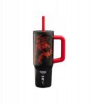 Bialetti Stranger Things Bialetti termo bögre szívószállal és fogantyúval, 900 ml (8006363095709)