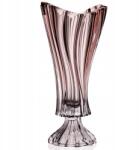Aurum Crystal Plantica váza lábon 40 cm Rózsaszín (42037)