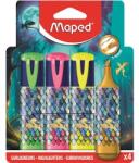 Maped Szövegkiemelő készlet 4db-os Dragon sárkány, 1-5 mm, pasztell színek