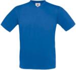 B&C Collection B&C EXACT V-NECK / Férfi V-nyakú póló - királykék M (01000645002)