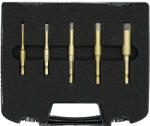 5 részes GOLD PRÉMIUM csempe- és kerámiafúró készlet E 6, 3 befogással 5-6-8-10-12mm