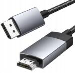 NeoNix DisplayPort Dp Hdmi videó kábel Full Hd 2K Uhd 4K 60Hz 2m (5904512681090)