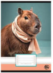 OPTISCHOOL Füzet, tűzött, A5, vonalas, 32 lap, 3. osztály, OPTISCHOOL, "12-32", "Capybara (NKOP1232K) - officepantry