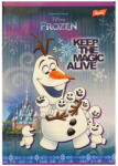  Hercegnős Frozen/Jégvarázs 2. osztályos vonalas füzet, OLAF, A5/16-32 - Unipap (COR_2018_UNFRO532V1_2o_o)