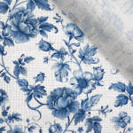 Takoy Țesătură In 150g blue flowers