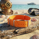 Phenome Straps Premium Nato Óraszíj Narancssárga - 20mm / L/XL- 335mm