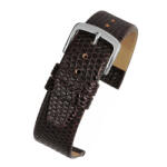 LBS Curea Piele Naturala Textura Reptila (maro) 12mm