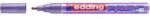 edding Marker permanent Edding 751 cu vopsea, corp metalic, varf rotund, 1-2 mm, violet metalic (ED751078)