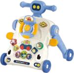 JHT Premergător Multifuncțional JHT-36 3 în 1 pentru Bebeluși - Centru de Activități, Masă Educativă și Antepremergător, Jucării Muzicale, Roți Silențioase cu Viteză Reglabilă, Albastru (JHT-36A)