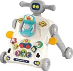 JHT Premergător Multifuncțional JHT-36 3 în 1 pentru Bebeluși - Centru de Activități, Masă Educativă și Antepremergător, Jucării Muzicale, Roți Silențioase cu Viteză Reglabilă, Gri (JHT-36G)