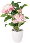 AdTrend Bujori artificiali roz in ghiveci 13, 5 x 43 cm (119397B)