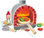 Hape Set de joaca Cuptor pentru pizza din lemn Hape 23 piese (E3236A) Bucatarie copii