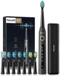 Fairywill Periuta de dinti cu capete interschimbabile si husa FairyWill Sonic FW-507 Plus (Black) Periuta de dinti electrica