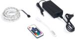 KOLORENO Set bandă LED 12V | 5050 | 300LED | 5m | IP65 | RGB + controler RF17 + alimentator 72W (RGB60IP65RF17-5M)