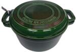 Staub Braise + Grill öntöttvas edény - 28 cm, 6, 09 L - Basilic-bazsalikomzöld (107)