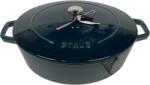 Staub Öntöttvas főzőedény, zománcozott, 31 cm/5, 6 liter, Tengerkék színű (62)