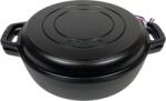 Staub Sukiyaki 3 in 1-ben öntöttvas edény - 26 cm / 3, 24 L - noir-fekete(65)