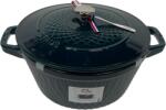 Staub Öntöttvas főzőedény, zománcozott, 24 cm/4 liter, Cocotte Ronde Tengerkék színű /39/