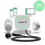 Wallbox Pulsar Plus 22kW + POWER BOOST + Kábel Dock - Fehér - 7m