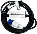 inChaNet SPARK LINE 32 elektromos autó állítható otthoni töltő - (1x32A) 7, 4kW - 5m Type2 kábellel - toltobazis