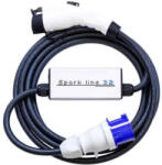 inChaNet SPARK LINE 32 elektromos autó állítható otthoni töltő - (1x32A) 7, 4kW - 7, 5m Type1 kábellel - toltobazis