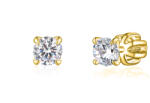 Olivie ezüst 4mm fülbevaló PIPPI GOLD 7950 (TON)