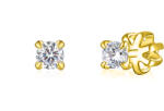 Olivie ezüst 3mm fülbevaló PIPPI GOLD 7944 (TON)