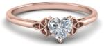 Olivie 3364 Ezüst ROSE gyűrű szívvel Gyűrűméret: 10 (EU: 62-64) (MSC)