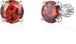 Olivie ezüst 8mm fülbevaló PIPPI RED 8353 (TON)