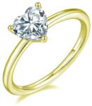 Olivie 7403 Ezüst gyűrű SZÍVECSKE GOLD Gyűrűméret: 7 (EU: 54-56) (HAI)