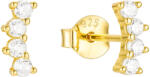 Olivie ezüst fülbevaló FÉLHOLD GOLD 8830 (GEM)