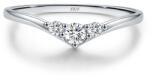 Olivie 9486 Ezüst MOISSANITE gyűrű Gyűrűméret: 6 (EU: 51-53) (GIO)