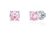 Olivie ezüst 5mm fülbevaló PIPPI PINK 8367 (TON)