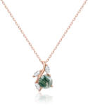 Olivie ezüst nyaklánc MOHAAGÁT ROSE 8414 (DEAR)