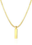 Olivie ezüst nyaklánc 50+5cm BOX GOLD 8071 (TON)