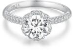 Olivie 9180 Ezüst eljegyzési gyűrű MOISSANITE Gyűrűméret: 6 (EU: 51-53) (BGR)