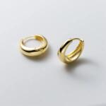Olivie ezüst 15mm fülbevaló GOLD 9027 (AIM)
