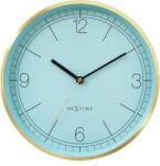NeXtime Ceas de perete Bolero 25 cm turcoaz (3321 TQ)