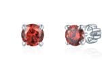 Olivie ezüst 5mm fülbevaló PIPPI RED 8362 (TON)