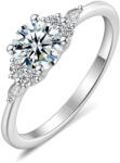 Olivie 9842 Ezüst gyűrű MOISSANITE Gyűrűméret: 6 (EU: 51-53) (HAI)