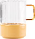 Zafferano Cana de ceai T-Set 450 ml cu mâner chihlimbar și bol pentru gustări (TST02804)
