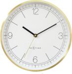 NeXtime Ceas de perete Bolero 25 cm alb (3321 WI)