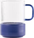 Zafferano Cana de ceai T-Set 450 ml cu mâner albastru și bol pentru gustări (TST02807)